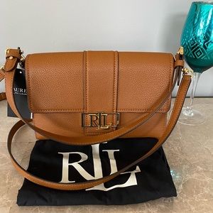 Lauren Ralph Lauren Tan Leather Bag